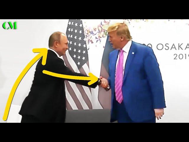 Trump YANKS Putin's Arm - AGGRESSIVE Handshake At G20 | Social Coach Explains