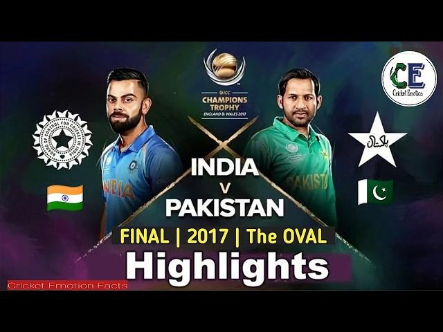 ICC Champions Trophy 2017 Final | IND vs PAK Full Highlights