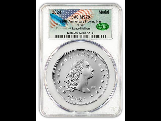 Will I Buy The 230th Anniversary Flowing Hair Silver Medal From The US Mint Or One Graded From eBay?