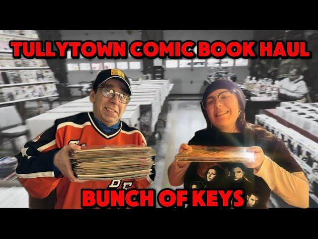 Huge Comic Book Haul with Bunch of Keys from TullyTown Comic Show