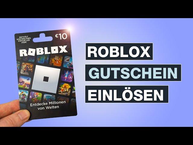 Roblox Gutschein einlösen | Guthaben aufladen mit Karte & Code | Tutorial Deutsch – Testventure