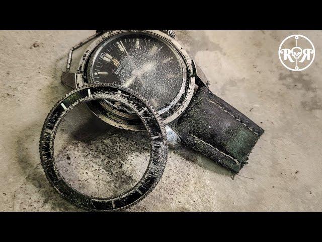 Restoration $4000 Breitling watch after motorcycle crash | destroyed Superocean Heritage Chronometer