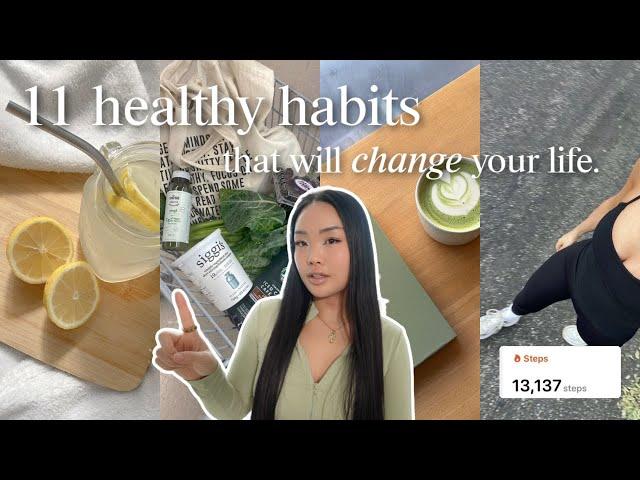 11 healthy habits to GLOW UP for 2025  | how to LEVEL UP every part of your life