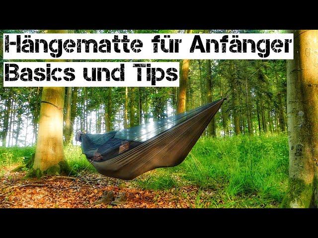 Hängematte für Anfänger Teil 1 - Die Hängematte an sich | Basics und Tips für die Outdoor Hängematte