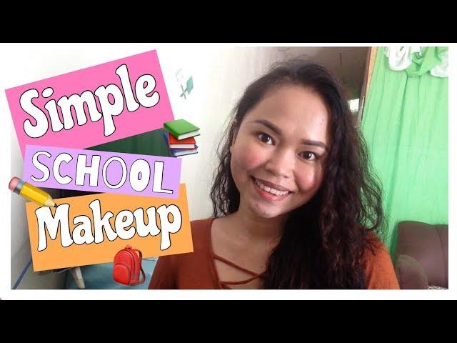 BACK TO SCHOOL MAKEUP + QUICK AND EASY MAKEUP 2018 | Simply Yosh