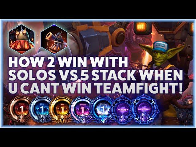 Gazlowe RoboGobo - HOW TO WIN WITH SOLOS VS 5 STACK WHEN U CANT WIN TEAMFIGHT! - B2GM Season 2 2024