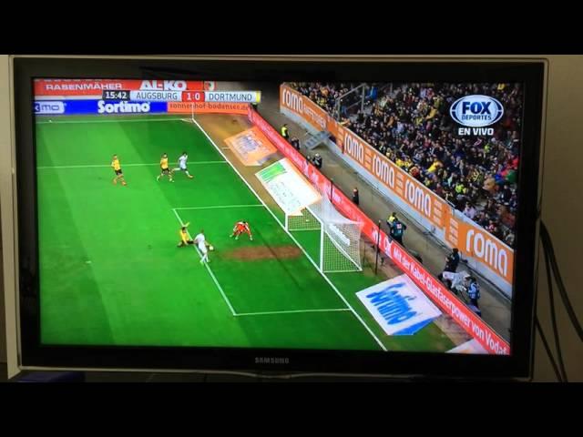 FC Augsburg VS. borussia Dortmund GOAL Alfred Finnbogason Iceland