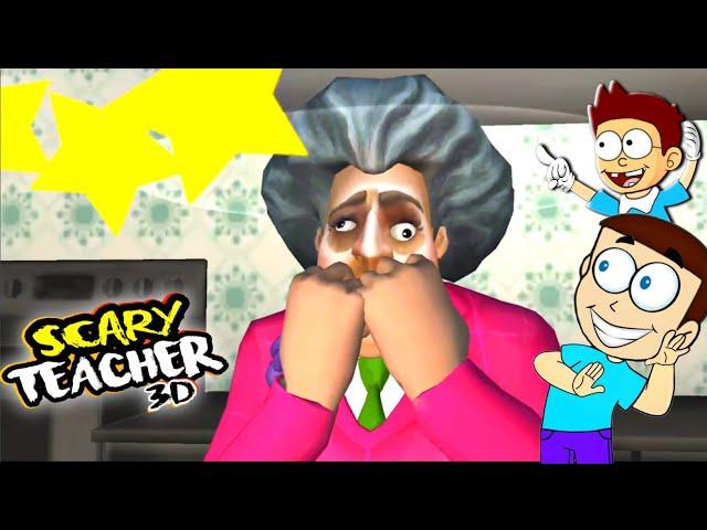 Scary Teacher 3D : Happy New Year Update | Shiva and Kanzo Gameplay