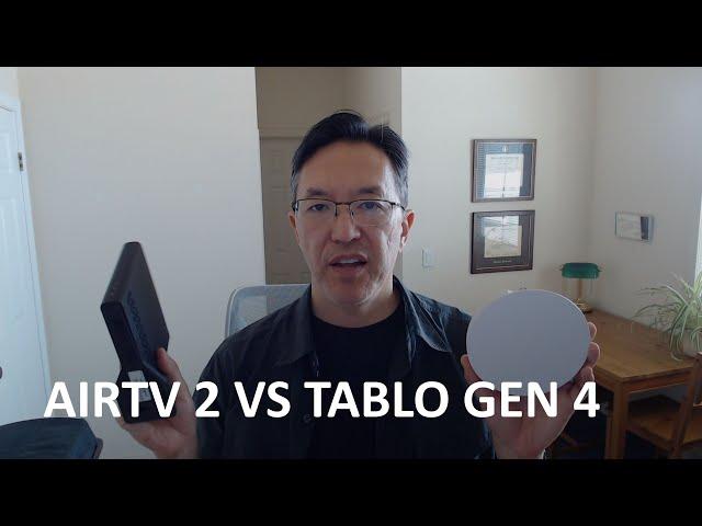 Tablo Gen 4 vs. AirTV 2 Broadcast TV DVR Comparison