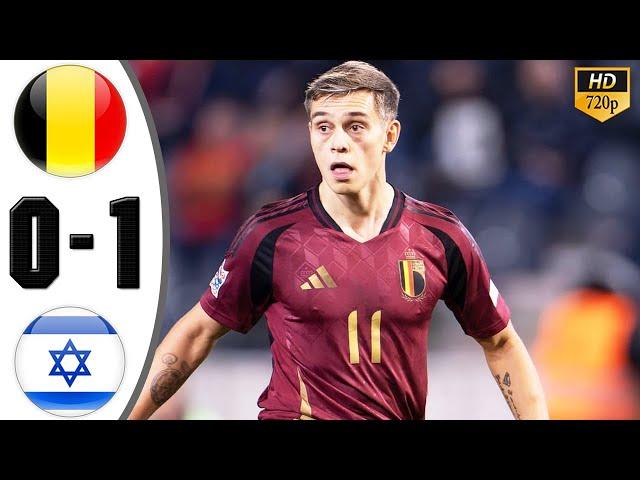 Belgium vs Israel 0-1 Highlights & All Goals 2024 HD