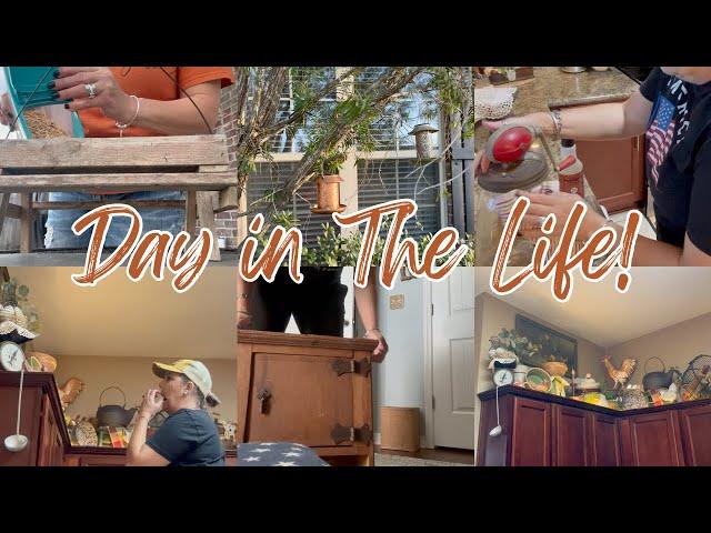 Day InThe Life: Styling My Thrift Haul, Tweaking Cabinet Decor, & Debating on Letting Go!  #decor