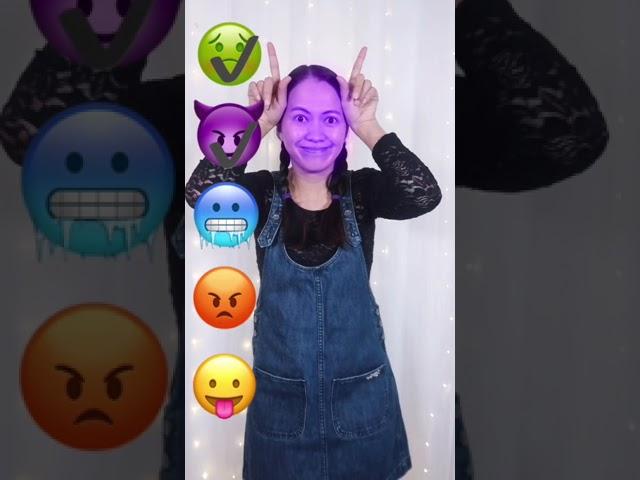 Funny Emoji Face Challenge #shorts