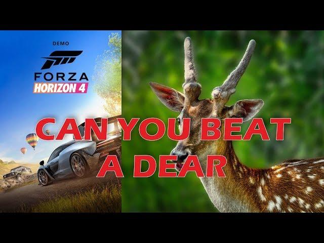 Forza Horizon 4 testing can you beat a dear