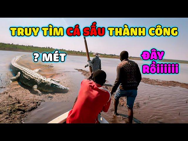 Thế Nhân || Lần Đầu Chạm Mặt Cá Sấu Cực Khủng Ngoài Thiên Nhiên Hoang Dã Nơi Bản Làng Châu Phi