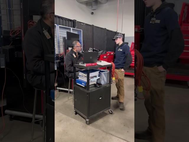 Mr G is always teaching!   #diesel #automobile #tools #workshop #garage