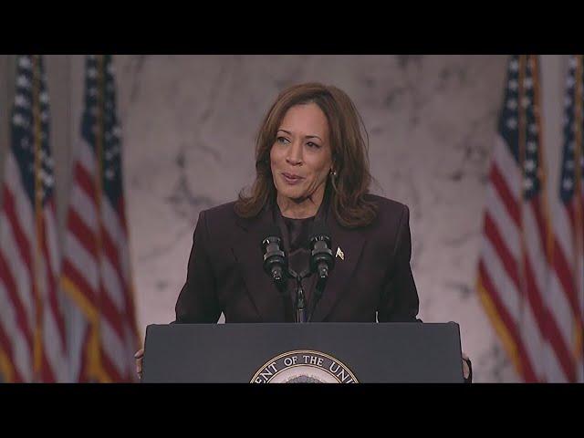 Watch: Kamala Harris concedes election | Full speech