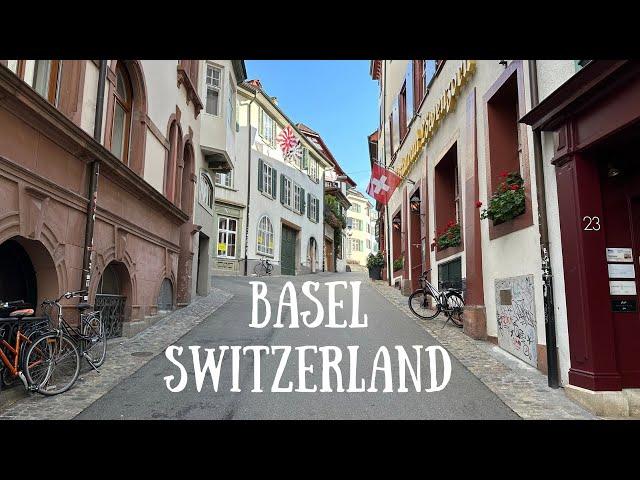 Basel in September | Swiss autumn | walking tour 4K