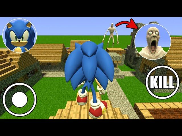 I BECAME SONIC vs SCP-096 Epic Battle in Minecraft! (Garry's Mod)