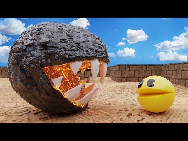 Best Pacman Videos (Volume 25) - Lava Monster Pac Vs Pac-Man