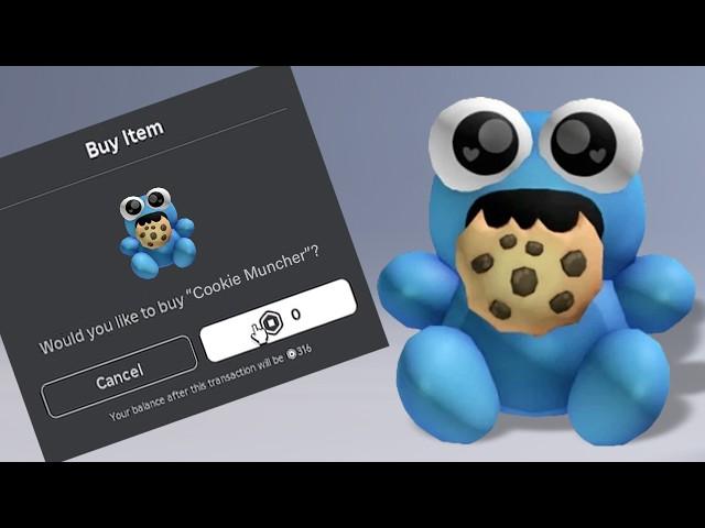 OMG! 29 BEST FREE ITEM UGC ON ROBLOX 2025  & COOKIE MUNCHER ROBLOX 