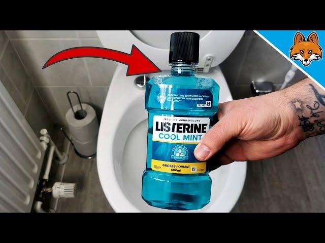 Put Mouthwash in your toilet and WATCH WHAT HAPPENS 