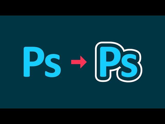 The Easiest Way To Outline Text In Photoshop CC 2021