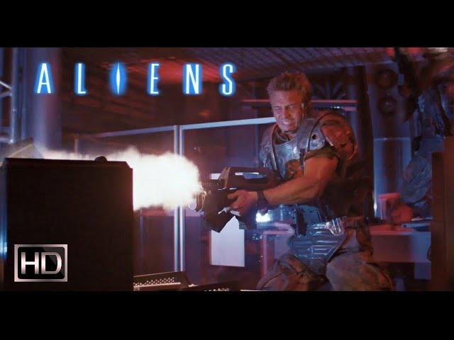 Чужие -  сражение с Чужими в комплексе--[Aliens-battle with alien in the complex]