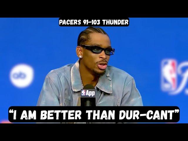 Shai SENDS MESSAGE to Kevin Durant after championship - Post Game Interview - Pacers vs Thunder