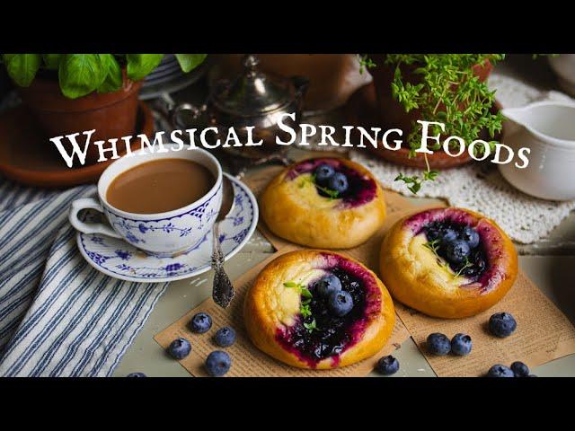 Whimsical Spring Recipes: Deviled Eggs, Blueberry Vatrushka 🫐 Cozy Country Living ASMR