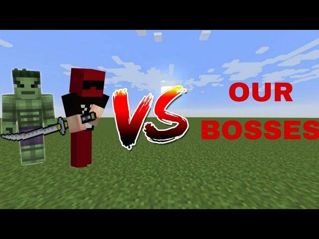 Me and Yurzee vs Our bosses + bonus PVP | minecraft boss fight + pvp |