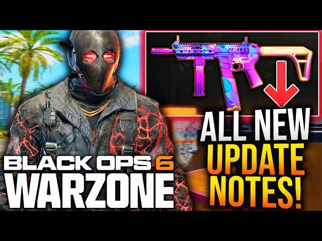 Black Ops 6: SURPRISE UPDATE PATCH NOTES! WARZONE META UPDATE, BUG FIXES, & More! (WARZONE Update)