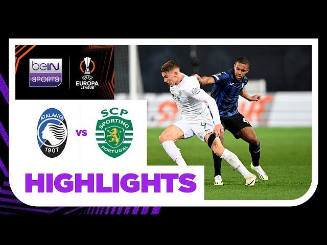 Atalanta v Sporting CP | Europa League 23/24 | Match Highlights