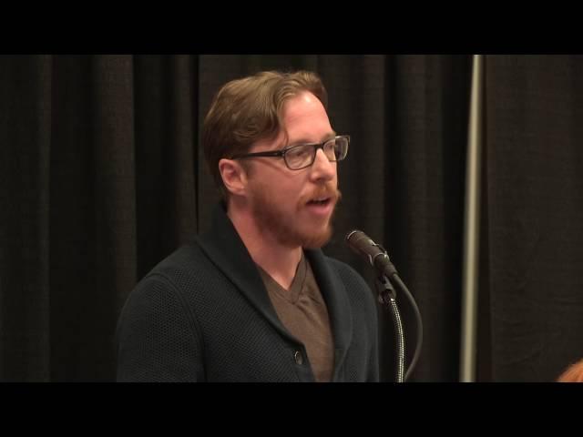 Blake Crouch (DARK MATTER) at the PRH Library Marketing & Library Journal Author Breakfast