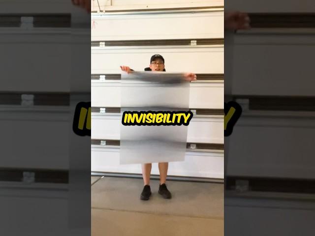 I Bought an Invisibility Cloak 