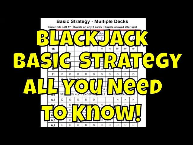 The Blackjack Basic Strategy Card - Why You Need It and How To Use it