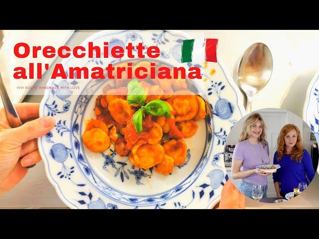 Orecchiette all'Amatriciana I Vivi kocht mit Wanda Wylowa