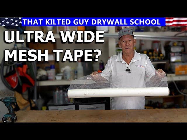 What is Super Wide Mesh Tape used for in Drywall, Plaster & Construction?