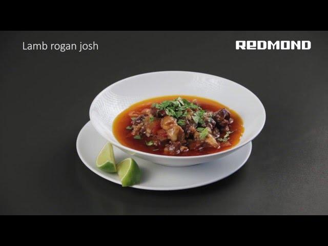 Lamb rogan josh cooked in REDMOND Smart Multicooker RMC-M4500E