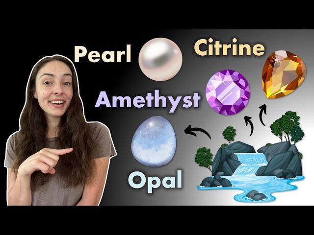 How Gemstones Form From Sedimentary & Hydrothermal Processes (8 Examples!) GEO GIRL