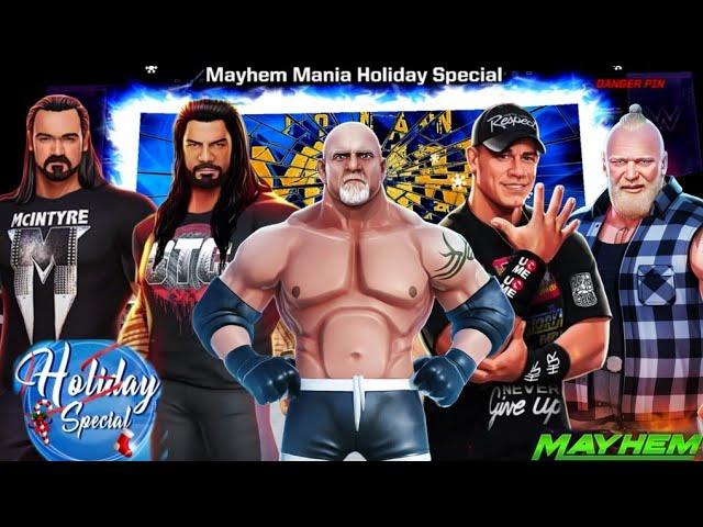 Mayhem Mania Holiday Special Event Game Play In WWE Mayhem