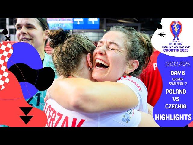 FIH Hockey Women's Indoor World Cup Croatia 2025 - Highlights - Semifinal 2 - Poland vs Czechia