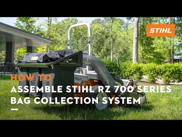 How to Assemble: STIHL RZ 700 Series Bag Collection System | STIHL Tutorial