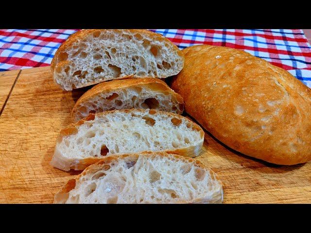 Homemade Ciabatta Bread for Beginners