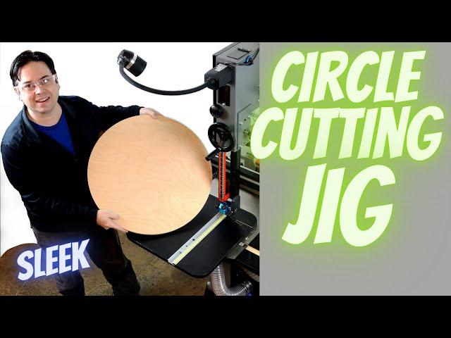 Bandsaw Circle Cutting Jig Woodworking Jigs and Fixtures for Woodworkers Cut Circles with band saw.