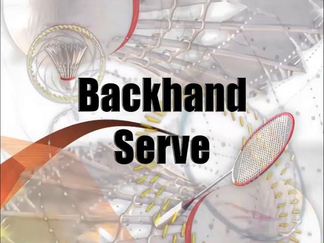 Badminton Tips - The Backhand Serve featuring Kevin Han (13 time USA National Champion)