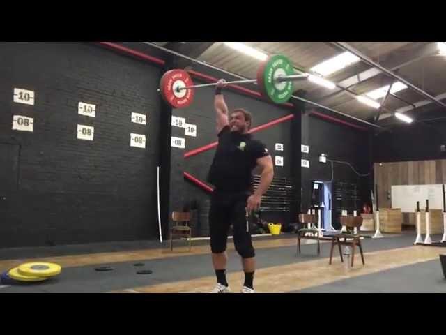 Dmitry Klokov - Old Weightlifting style - One Arm Snatch 90