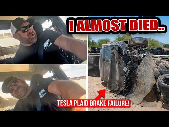 I was Almost Killed in my Tesla! Complete Brake Failure at 170mph!!!