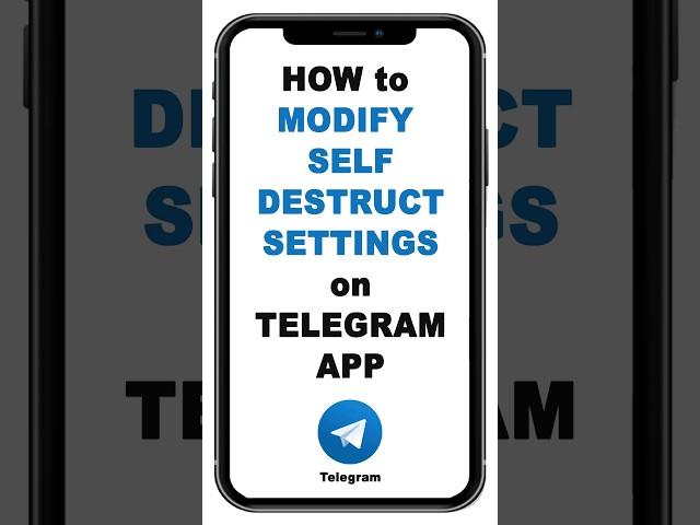 #howto modify the #selfdestruct #accountsettings on #telegramapp