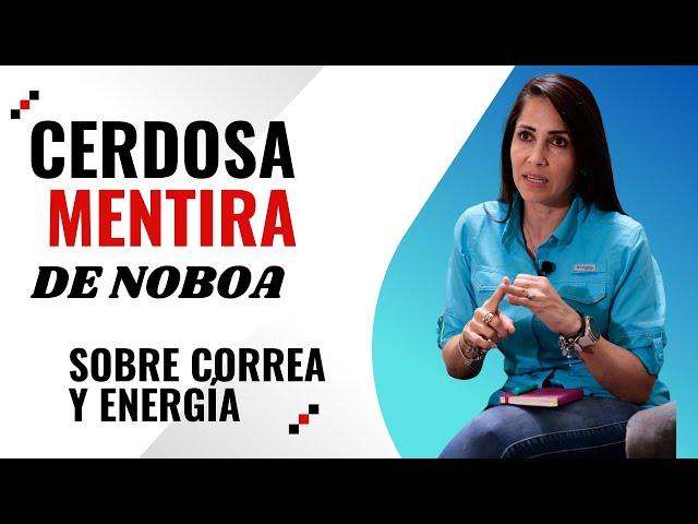 ¡LUISA REVELA LA VERDAD! La ‘Cerdosa Mentira’ de Noboa sobre Correa y la Energía