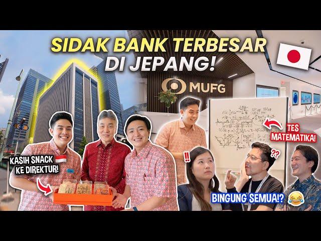 JEROME YUSUKE KETEMU DIREKTUR BANK TERBESAR JEPANG! KASIH OLEH2 SNACK INDONESIA + TES MATEMATIKA!